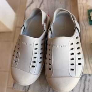 Hunter Light Gray Slip-On Shoes